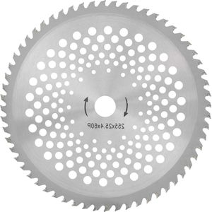 60 tanden hogesnelheidsstaal Cirkelzaagblad voor tuinwerkschaar - 255 x 254 x 60 T - zilver - 255mm .