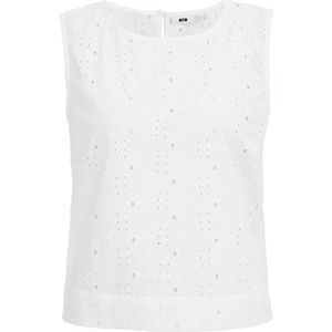 WE Fashion Dames blouse met broderie anglaise