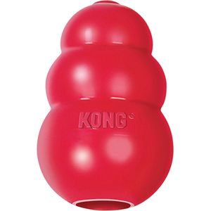 KONG Classic - Snackbal Honden Speelgoed - Rubber - 7.6 cm - Rood - Maat S