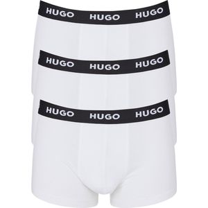 HUGO trunks (3-pack) - heren boxers kort - wit - Maat: XXL