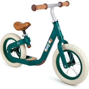 Hape - Learn to Ride Balance Bike Green - loopfiets - groen - balans - Handvaten en zadel deels van kurk - Geschikt vanaf 3 jaar - Spelenderwijs balans verbeteren