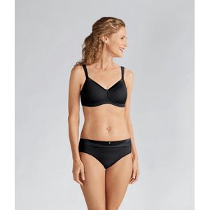 Amoena Prothese Bh Voorgevormd Zonder Beugel Lara Satin SB Zwart - maat EU 85A / FR 100A