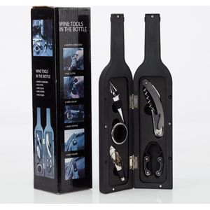 Wijn accessoires - wijn set - Luxe wijn set - Wijn fles - Wine tools - wine - 5-delige wijn set - Wijn schenker - Wijn stopper - Kurken trekker - Cadeau - Cadeau set - Cave & Garden -