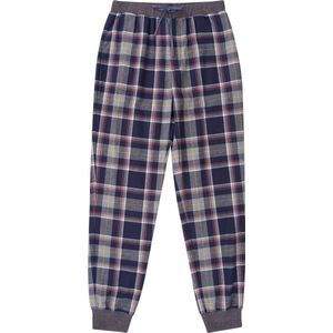 La-V  flanel joggingbroek heren Grijs/Navy XL