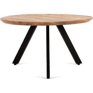 Salontafel Berlin Rond mangohout 80 cm - Naturel