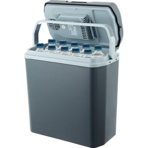 MOA Koelbox Elektrisch 12V en 230 volt - Coolbox - 22L - Frigobox - Grijs