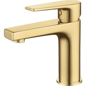 Wastafelkraan - Wastafelmengkraan - Versin Sinpy - Opbouw - Rond - Goud