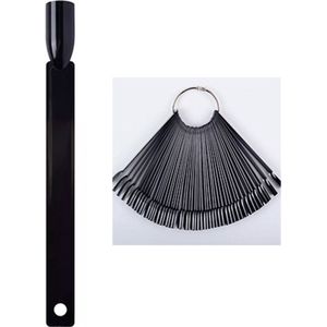 Nail Swatches 50 colors Black