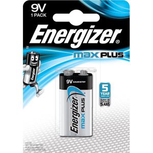 Energizer Batterijen Max Plus 9v Blok Per Stuk