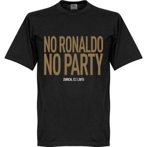 No Ronaldo No Party T-Shirt - XXXXL