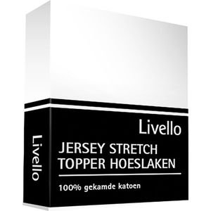 Livello Hoeslaken Jersey topper White 140x200/210