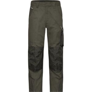 James & Nicholson Solid werkbroek JN878 - Olijf - 60