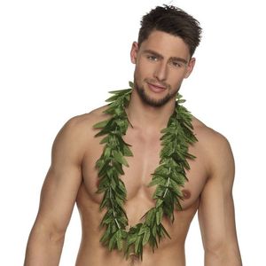 Toppers - 4x Hawaii kransen cannabis - hawaii slingers - Wiet/canabis thema decoratie/versiering