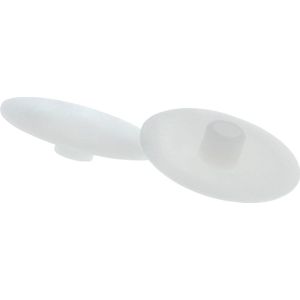 AMIG – Afdekdopjes Wit – Ø4 x 3mm / Ø17mm - Afdekkapjes voor schroeven – Voordeelverpakking 200 Stuks