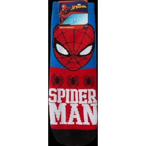 Spiderman sokken - badstof - antislip - 1 paar - maat 31/34