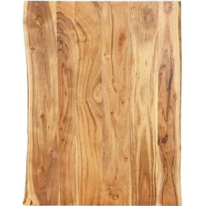 vidaXL Tafelblad 80x60x2,5 cm Massief Acaciahout Tafelblad - Acaciahout - Keukenblad - Eetkamerblad - Bijzettafel
