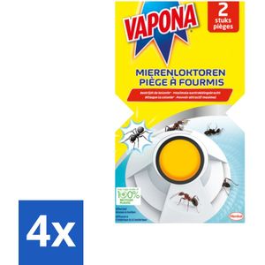 Vapona - Mierenloktoren - 2 Mierenloktorens - Voordeelverpakking - 4 stuks