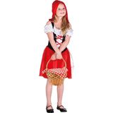 Kinderkostuum Hooded Rosy - 7-9 Jaar - Carnavalskleding