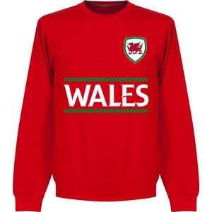 Wales Reliëf Team Sweater - Rood - XXL
