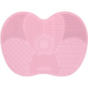 Siliconen make-up kwasten reinigingsmat - draagbaar wasgereedschap - 1 stuk