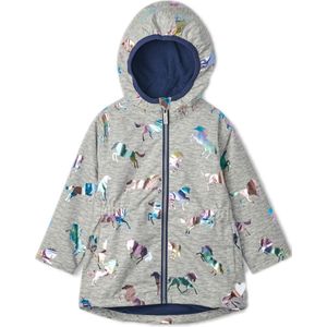 Hatley Meisjes Micro Fleece Jas Rainbow Horses