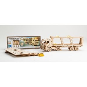 Car Carrier Truck Wooden City