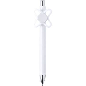 Anti stress pen met spinner wit - Fidget spinner
