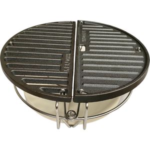 Divide and Conquer - Flexible Cooking System - Compact - 15 inch - met gietijzeren grillplaat en grillrooster