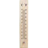 Houten Buiten Thermometer 40 X 7 cm