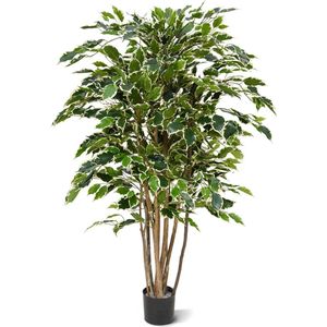 Ficus Exotica deluxe kunstplant 125cm - bont