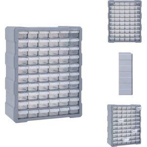 vidaXL Organiser - Organisers - Lade Organiser - Lade Organisers - Organiser met 60 lades 38x16x47,5 cm