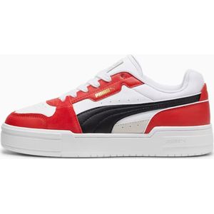 Puma CA Pro Lux III - Maat 42.5 - Wit/Rood/Zwart/Beige - Sneakers Heren