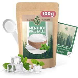 Natuurlijke Menthol Kristallen voor Sauna | Verfrissende Opgietingen & Aroma-ervaring | 100g