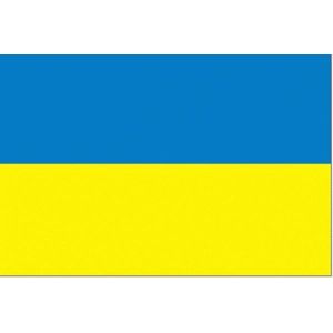 Oekraiense vlag 30x45cm