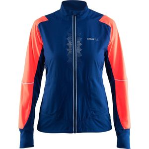 Craft Brilliant 2.0 Light Jacket Dames  Hardloopjas - Maat XL  - Vrouwen - blauw/roze