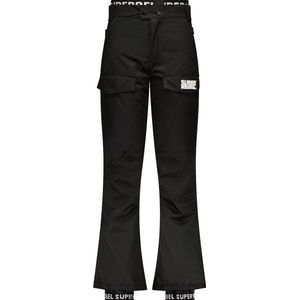 Super Rebel Boys Skills Ski Pant Black - Wintersportbroek Voor Jongens - Zwart - 140