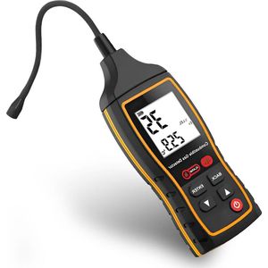 Zeer Gevoelige Gaslekdetectie met 26 cm Sonde voor Propaan Aardgas Methaan LPG en Andere Brandbare Gassen - Nauwkeurige PPM-meting in Caravan of Huis