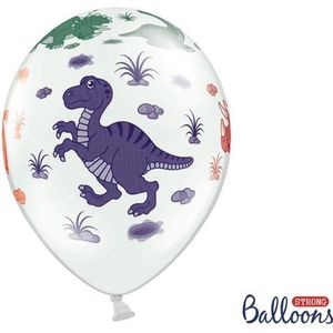 Partydeco - Ballon dino (50 stuks)