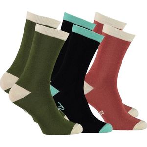Apollo koffie sokken | 6 pack | heren | sokken cadeau | maat 41-46