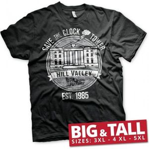 BACK TO THE FUTURE - T-Shirt Big & Tall - Save The Clock Tower (5XL)