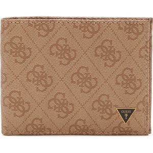 GUESS Vezzola Heren Billfold Portemonnee Kunstleer - Beige