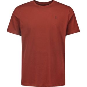 No Excess Mannen Basic T-Shirt: De Perfecte Keuze Voor Dagelijks Gebruik Oranje Rood XXXL