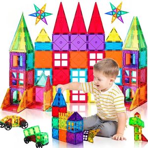 Magnetic Tiles - Magnetisch speelgoed - 60 stuks - Magnetisch speelgoed - Speelgoed voor kinderen