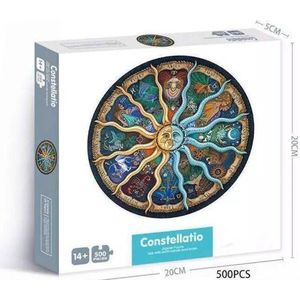 Ronde Puzzel - Zodiac - 500 stukjes - kinderen en volwassenen