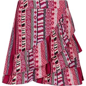 Lofty Manner Rok Skirt Ruthy Om31 751 Cape Element Print Dames Maat - L