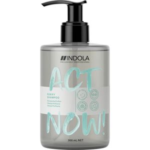 Indola Act Now! Purify Shampoo 300ml - vrouwen - Voor