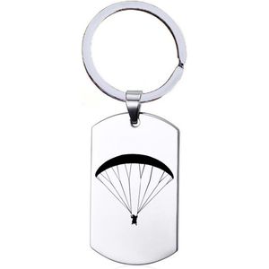 Sleutelhanger RVS - Parachute
