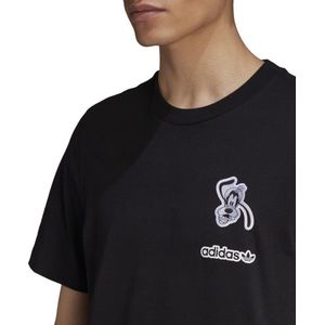 adidas Originals Goofy Tee T-shirt Mannen Zwarte Xs