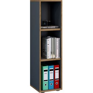 VCM Holz Büro Stand Regal Bücher Ordner Aktenregal Ordnerregal Bücherregal Salia 3fach B. 30 cm