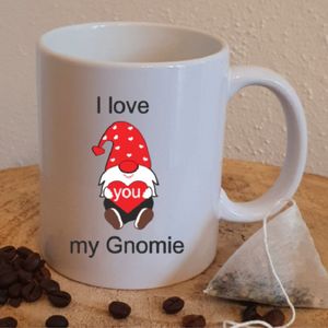 Beker - I love you, my Gnomie - Valentijn